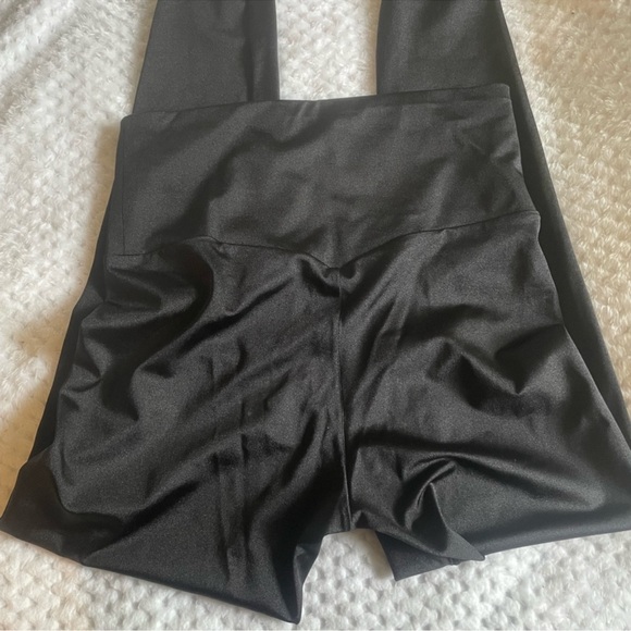Wolford Black High-Waisted Leggings Sleek Stretchy Design - Picture 13 of 13